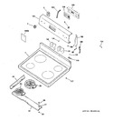 Diagram for 1 - Control Panel & Cooktop