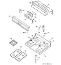 Diagram for 2 - Control Panel & Cooktop