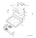 Diagram for 1 - Control Panel & Cooktop