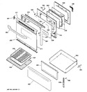 Diagram for 3 - Door & Drawer Parts