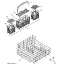 Diagram for 4 - Lower Rack Assembly