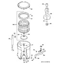 Diagram for 3 - Tub, Basket & Agitator