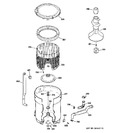 Diagram for 3 - Tub, Basket & Agitator