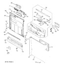 Diagram for 1 - Escutcheon & Door Assembly