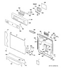 Diagram for 1 - Escutcheon & Door Assembly