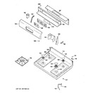 Diagram for 2 - Control Panel & Cooktop