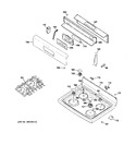 Diagram for 2 - Control Panel & Cooktop