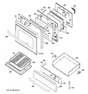 Diagram for 4 - Door & Drawer Parts