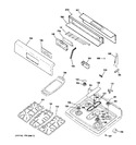 Diagram for 2 - Control Panel & Cooktop