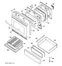 Diagram for 4 - Door & Drawer Parts