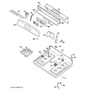 Diagram for 2 - Control Panel & Cooktop