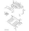 Diagram for 2 - Control Panel & Cooktop