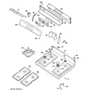 Diagram for 2 - Control Panel & Cooktop