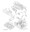 Diagram for 2 - Control Panel & Cooktop