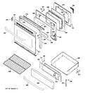 Diagram for 4 - Door & Drawer Parts