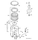 Diagram for 3 - Tub, Basket & Agitator