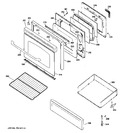 Diagram for 4 - Door & Drawer Parts