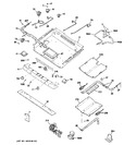 Diagram for 1 - Gas & Burner Parts