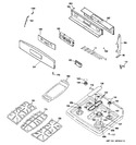 Diagram for 2 - Control Panel & Cooktop