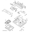 Diagram for 2 - Control Panel & Cooktop