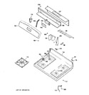 Diagram for 2 - Control Panel & Cooktop