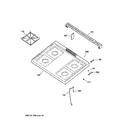 Diagram for 2 - Control Panel & Cooktop