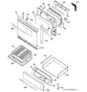 Diagram for 4 - Door & Drawer Parts