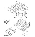 Diagram for 2 - Control Panel & Cooktop