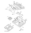 Diagram for 2 - Control Panel & Cooktop