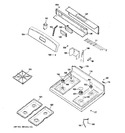 Diagram for 2 - Control Panel & Cooktop