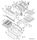 Diagram for 4 - Door & Drawer Parts