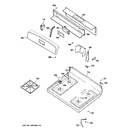 Diagram for 2 - Control Panel & Cooktop