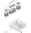 Diagram for 4 - Lower Rack Assembly