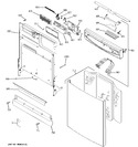 Diagram for 1 - Escutcheon & Door Assembly