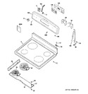 Diagram for 1 - Control Panel & Cooktop