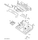 Diagram for 2 - Control Panel & Cooktop