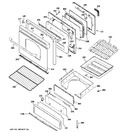 Diagram for 4 - Door & Drawer Parts