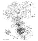 Diagram for 1 - Doors & Shelves