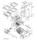 Diagram for 1 - Doors & Shelves