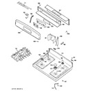 Diagram for 2 - Control Panel & Cooktop