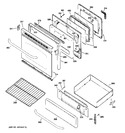 Diagram for 4 - Door & Drawer Parts