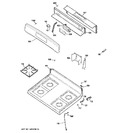 Diagram for 2 - Control Panel & Cooktop