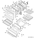 Diagram for 4 - Door & Drawer Parts