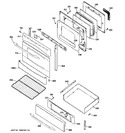 Diagram for 4 - Door & Drawer Parts