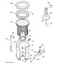 Diagram for 3 - Tub, Basket & Agitator