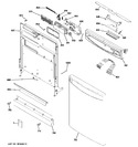 Diagram for 1 - Escutcheon & Door Assembly