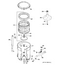 Diagram for 3 - Tub, Basket & Agitator