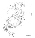 Diagram for 1 - Control Panel & Cooktop