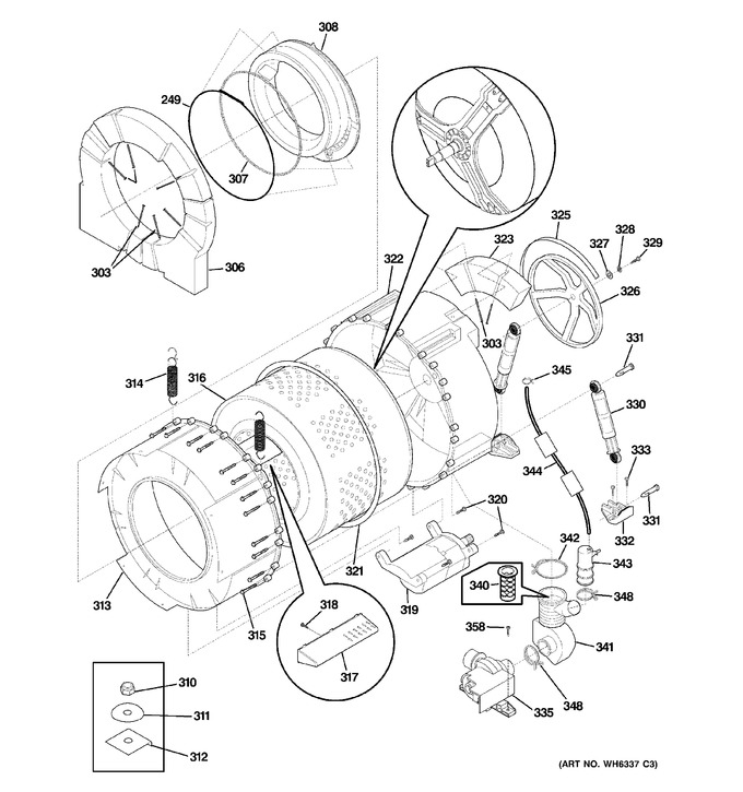 General Electric WH17X10001 | Coast Appliance Parts