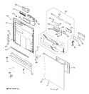 Diagram for 1 - Escutcheon & Door Assembly